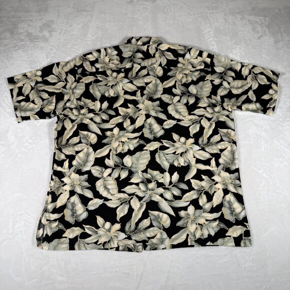 Tori Richard Honolulu Men Hawaiian Shirt Size XL Floral Single Pocket Made in US - Picture 10 of 10